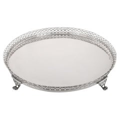 19th Century Portuguese Silver Salver by João Ramos Ortiz, 833‰