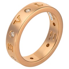 Bulgari B.zero1 0.20 ct Diamond Rose Gold Band Ring