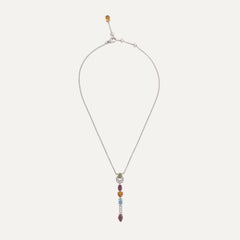 Bulgari Allegra Diamond Peridot Amethyst Citrine Necklace