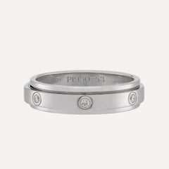 Piaget Possession Rotating Diamond Platinum Band Ring