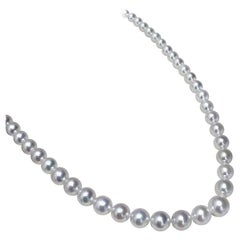 Heart-Line Aurora Akoya Pearl Graduated Necklace