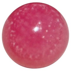 【Conchéa】Rare Round Flaming Pink Conch Pearl — 5.2mm / 0.88ct