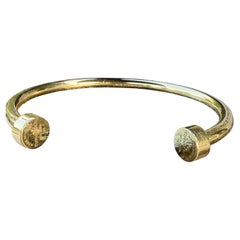 Tiffany & Co. Circle Edge Return To Tiffany Cuff Bracelet 18k Yellow Gold 31.5g