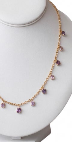 One-of-a-Kind Spinel Necklace with 14k Gold, United States, 19”