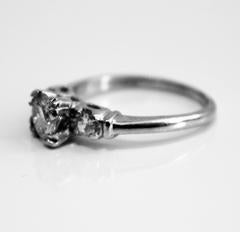 Art Deco Diamond Platinum Ring