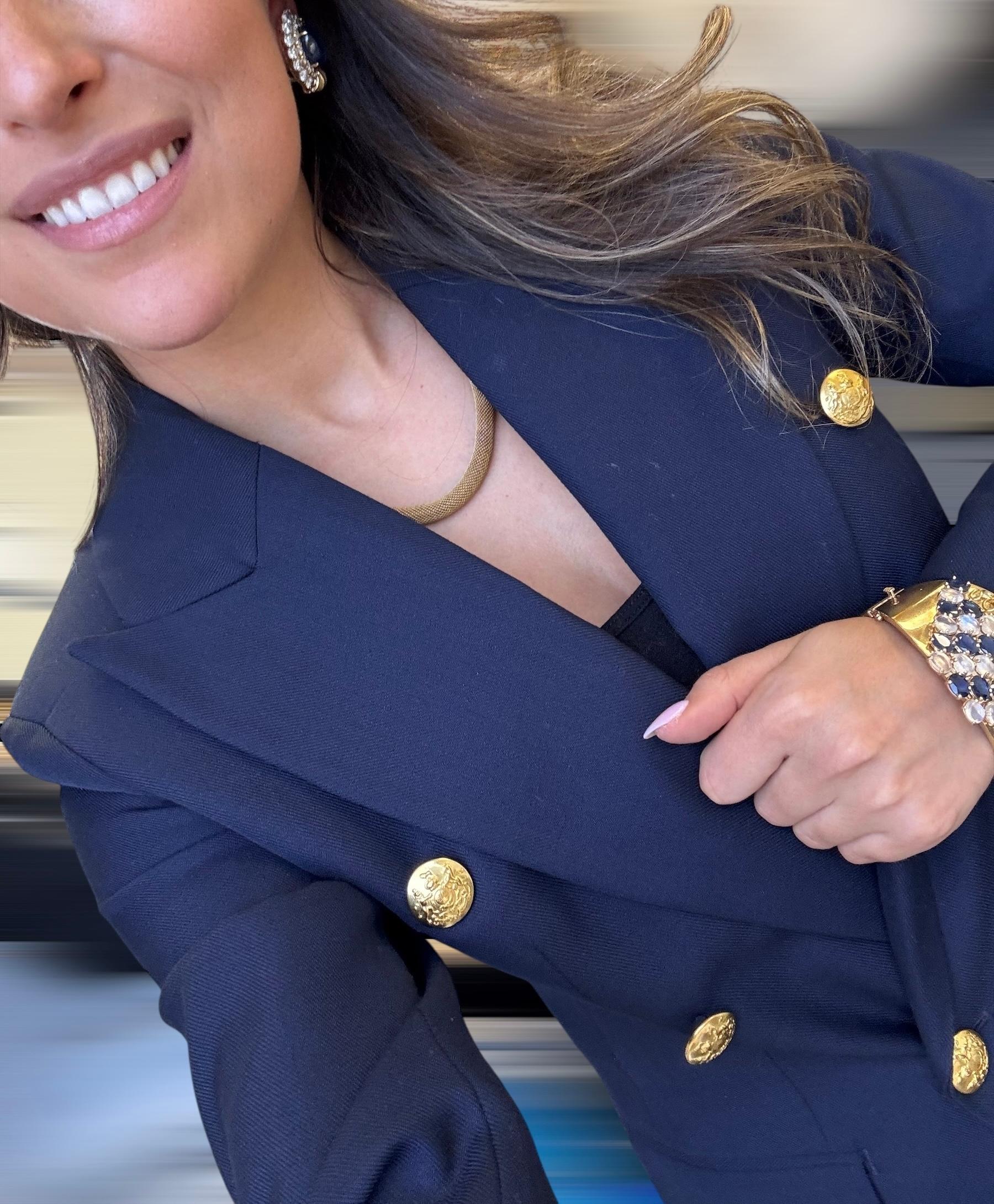 Collana vittoriana a rete in oro giallo 14K in vendita 5
