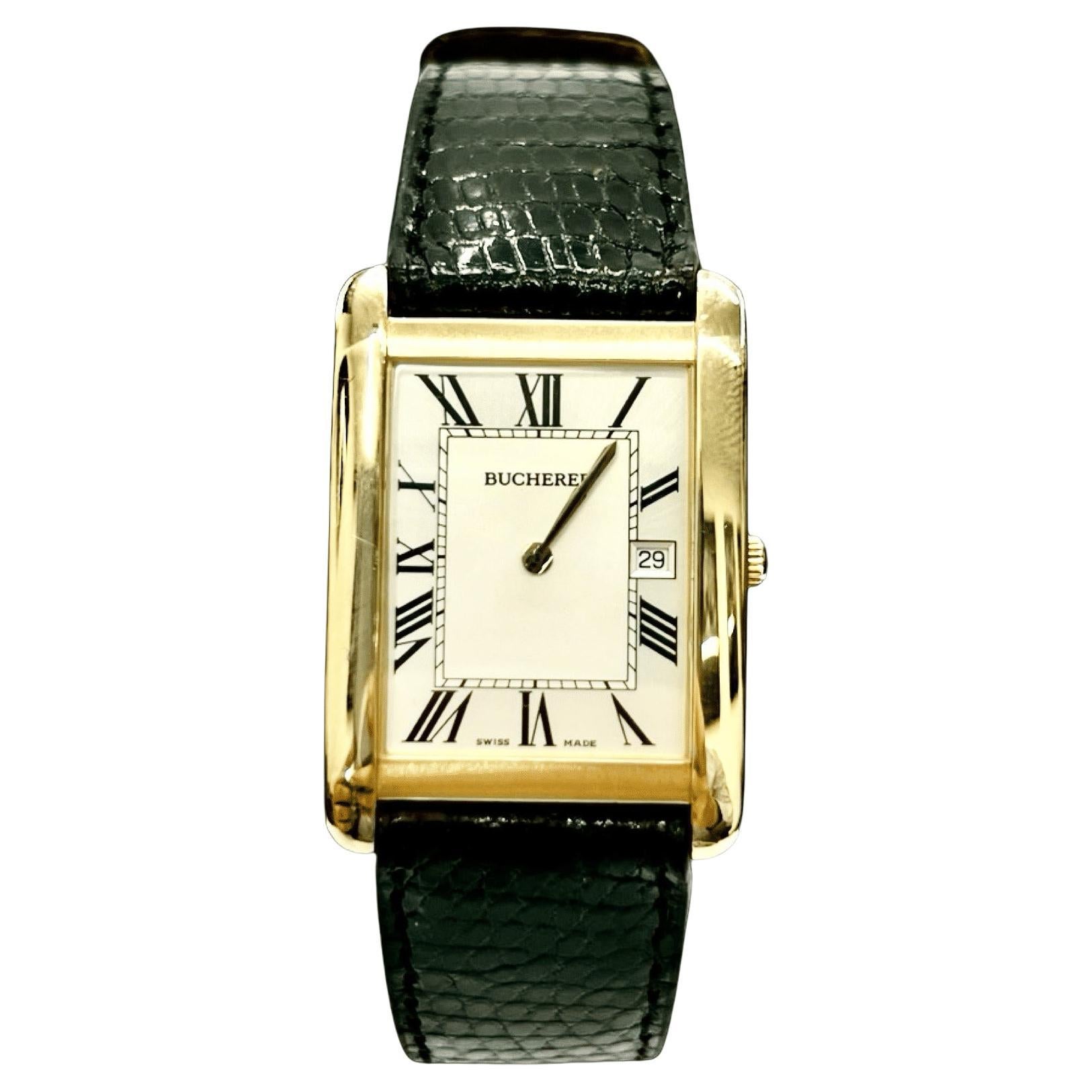 Tank en or jaune de Bucherer en vente
