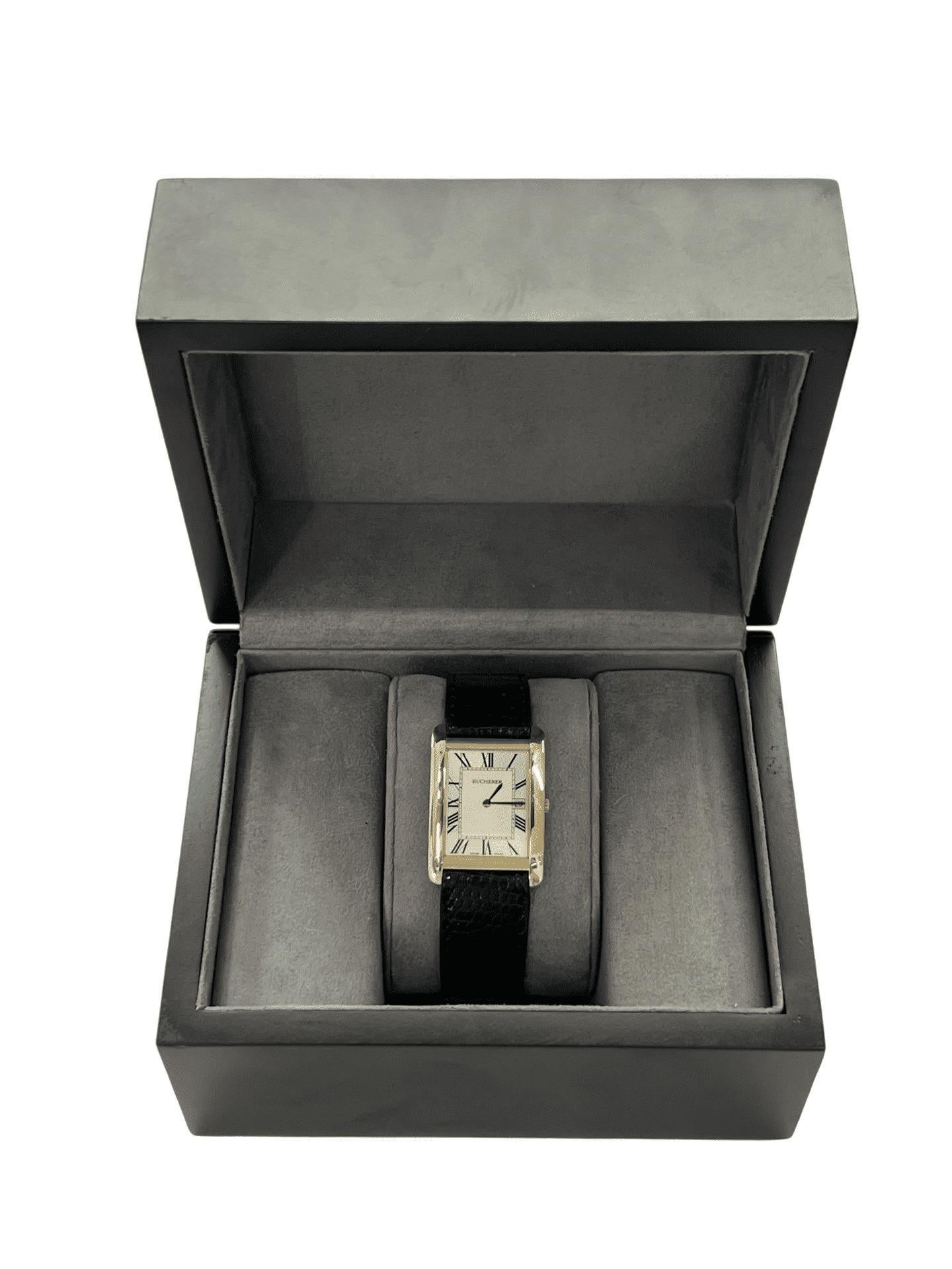 Tank en or jaune de Bucherer en vente 1