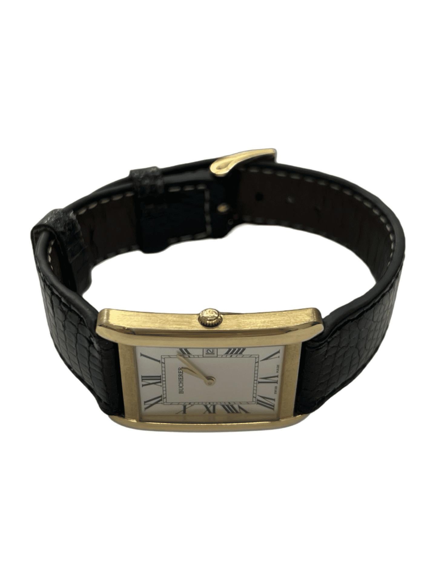 Tank en or jaune de Bucherer en vente 2