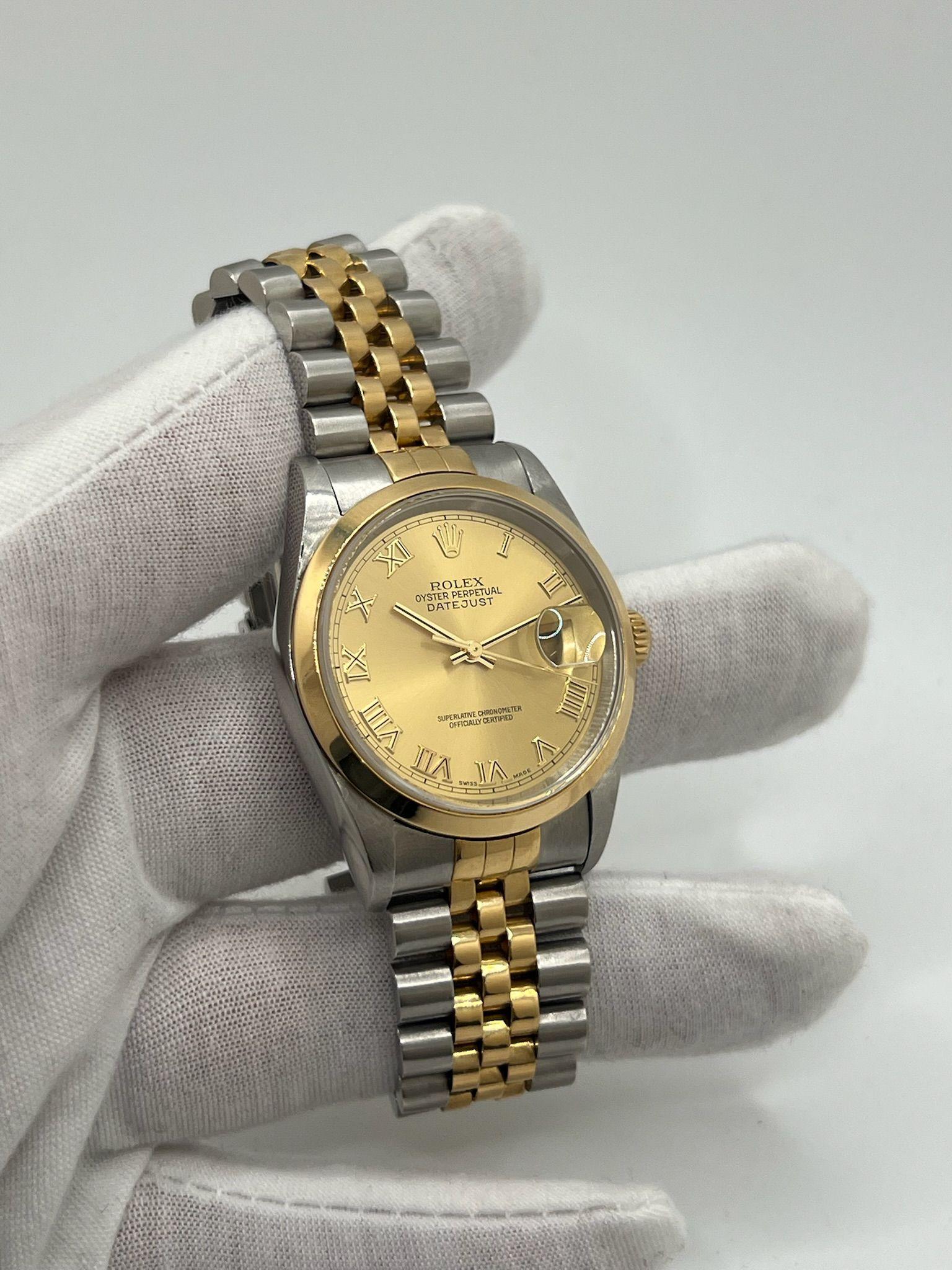 Rolex Datejust 36 Jubilee 2003 im Zustand „Hervorragend“ im Angebot in PARIS, FR