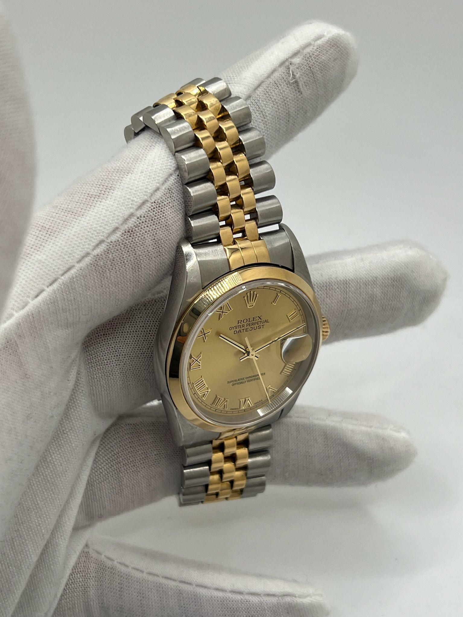 Rolex Datejust 36 Jubilee 2003 im Angebot 3
