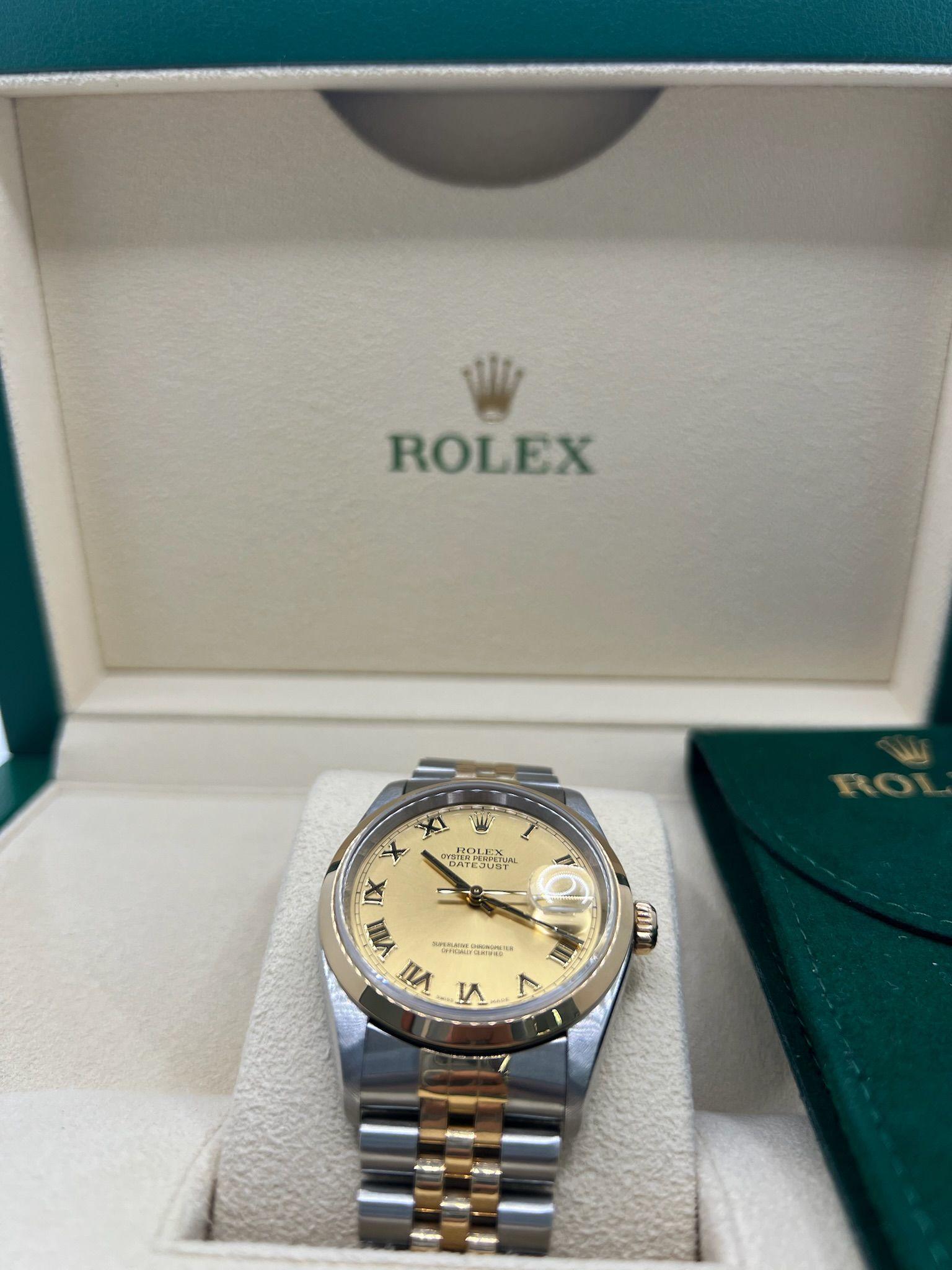Rolex Datejust 36 Jubilee 2003 im Angebot 8