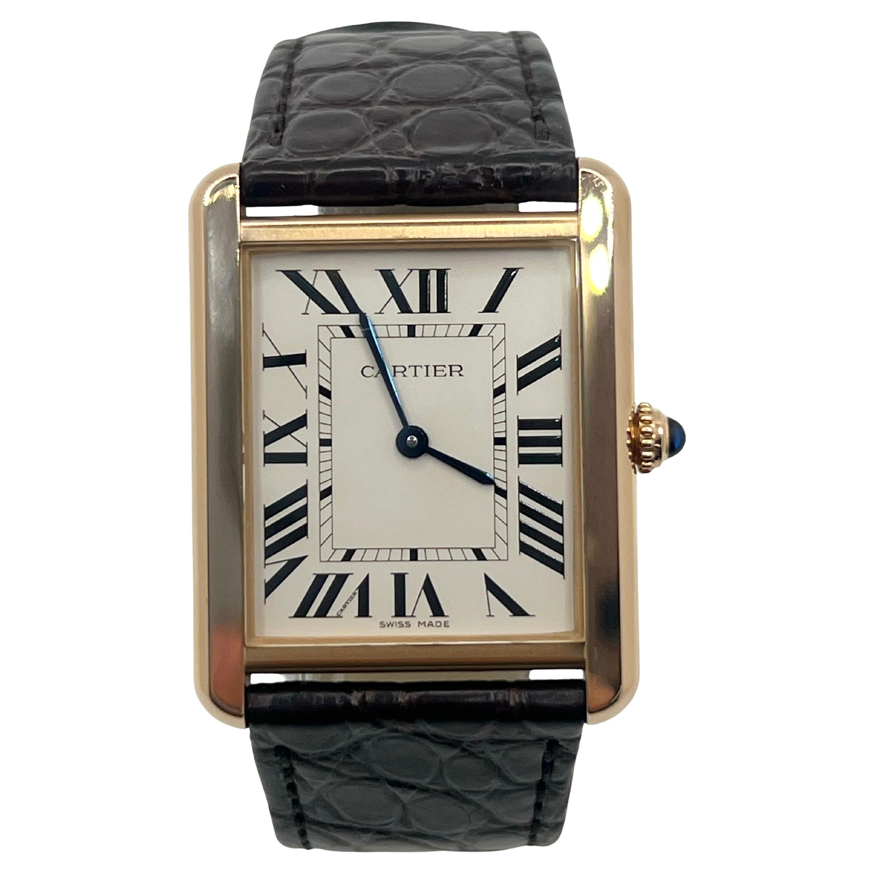 Cartier Tank Solo Yellow Gold 18K