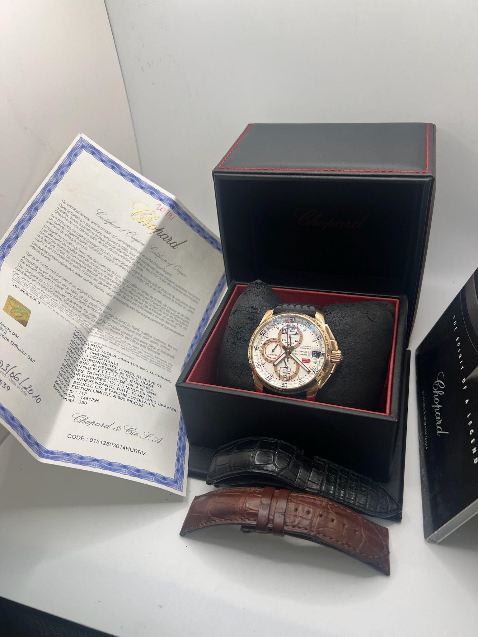 Chopard Mille Miglia Gt Xl Mille Komplett-Set 2010 im Angebot 6