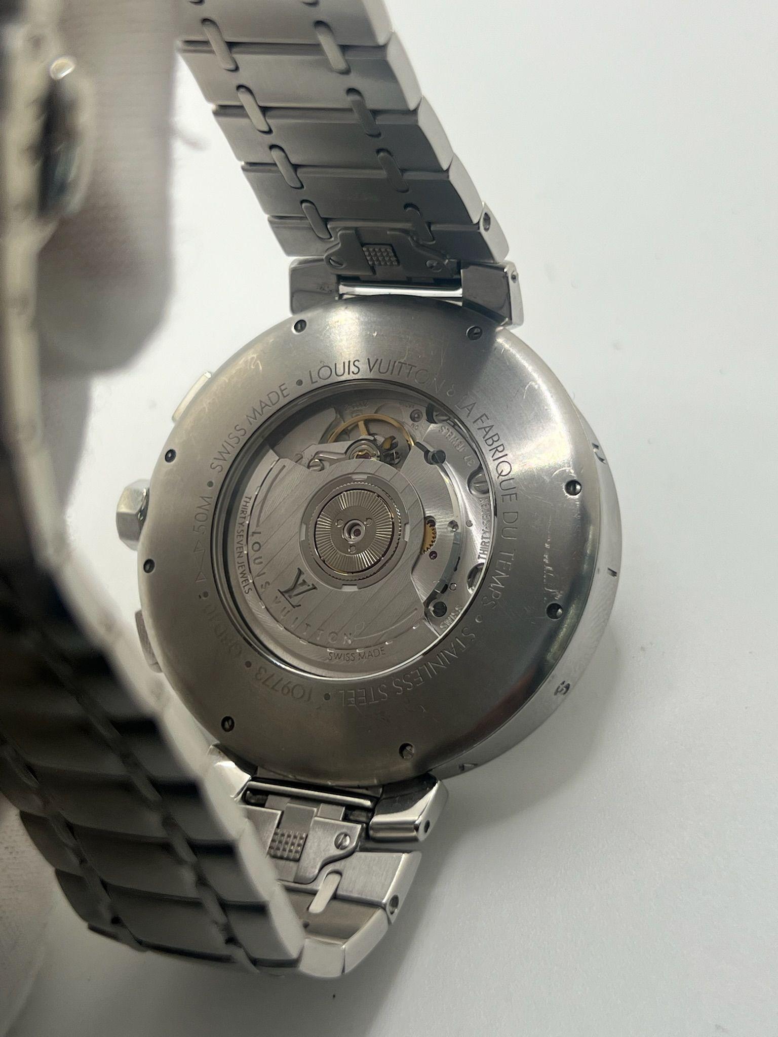 Louis Vuitton Tambour Chronograph Automatic For Sale 1