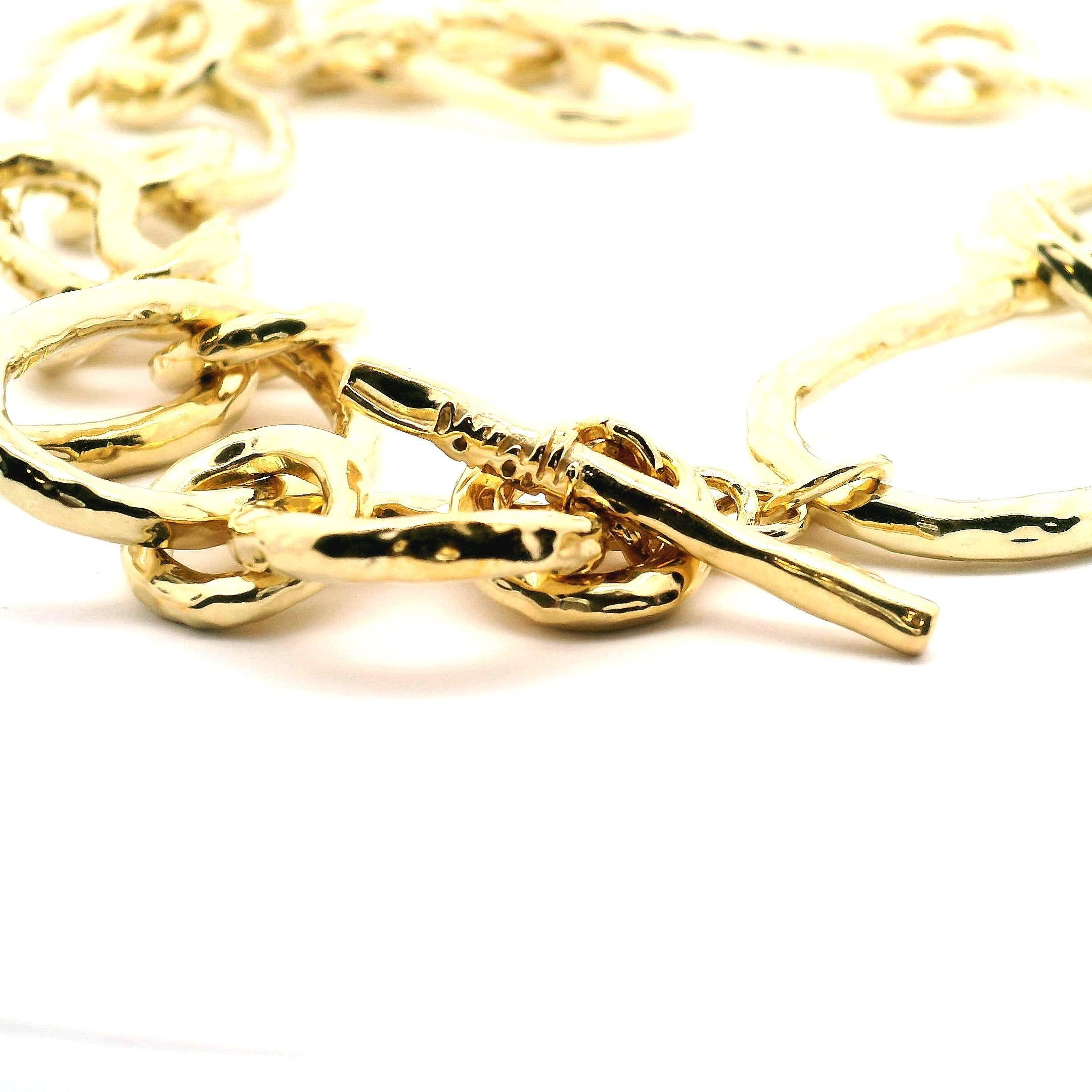 Femenino o masculino Collar Ippolita Martillado de Forma Mixta en venta