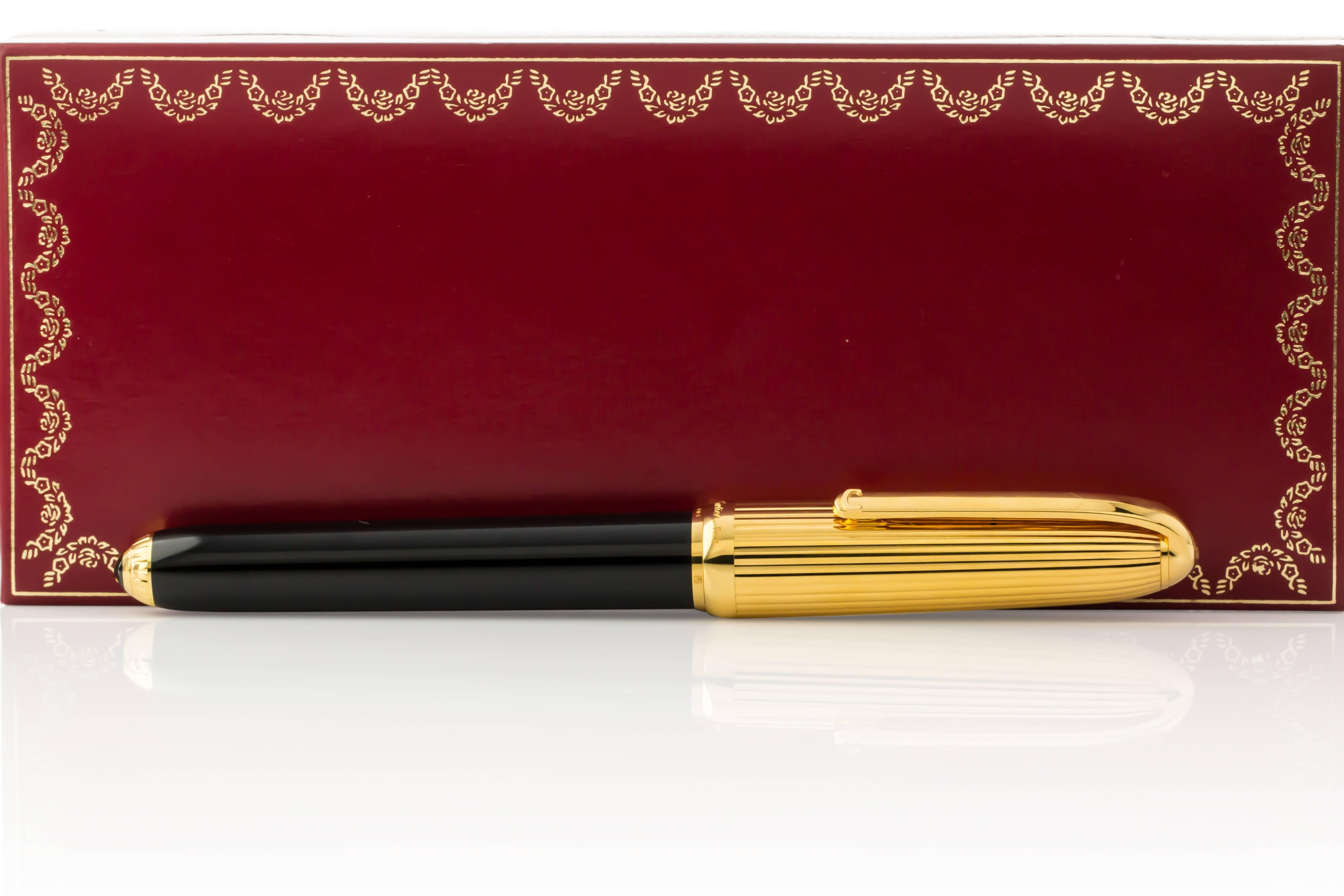 Women's or Men's Cartier Gold Fountain Pen