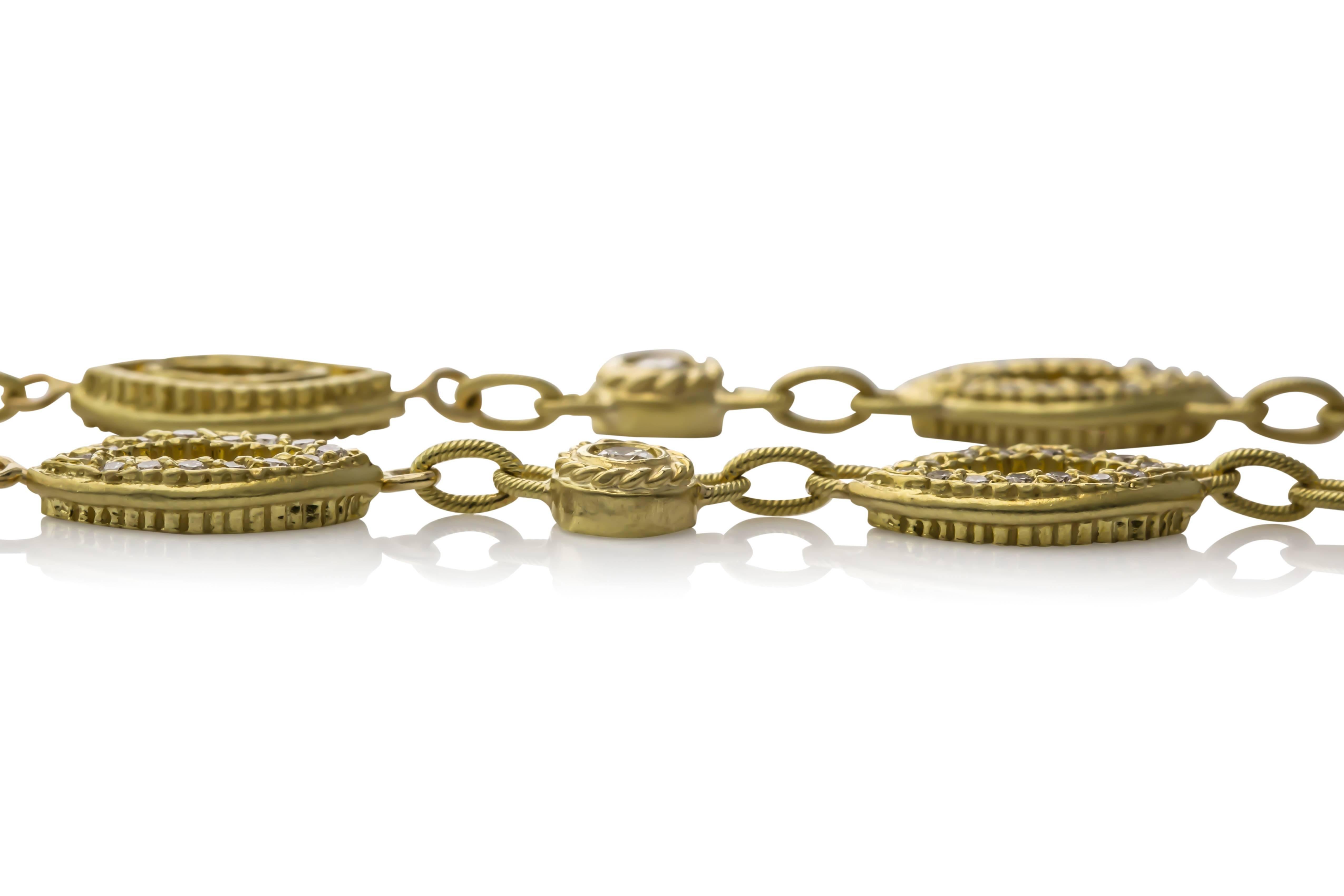 Doris Panos Diamond Gold Necklace 1