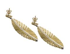 Sethi Couture 3.15 Carat Diamond Fan Earrings