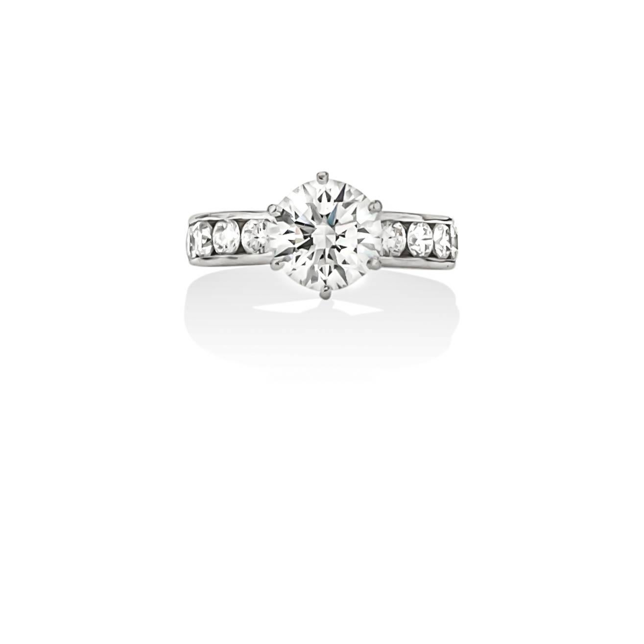 Women's Tiffany & Co. 2.08 Carat Diamond Engagement Ring