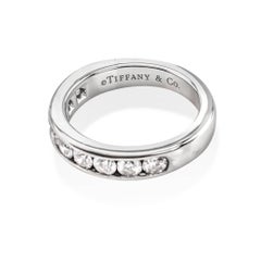 Tiffany & Co. Platinum Diamond Channel Set Band