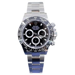 2021 Rolex Daytona Cosmograph 40mm Steel Ceramic Bezel Black Dial 116500LN Watch
