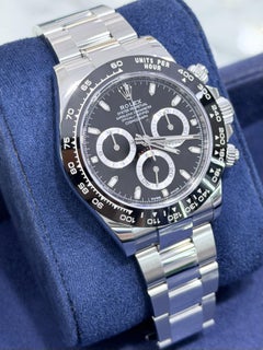 2021 Rolex Daytona Cosmograph 40mm Steel Ceramic Bezel Black Dial 116500LN Watch