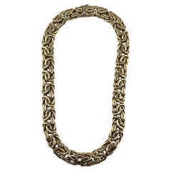 Byzantinische Halskette aus 14 Karat Gelbgold