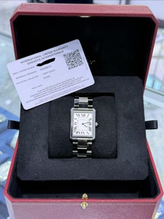 Cartier Tank Solo Large W5200014 Silver Dial Stainless Steel Quartz 3169 Watch