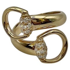 Gucci ring in 18 kt. rose gold with diamonds