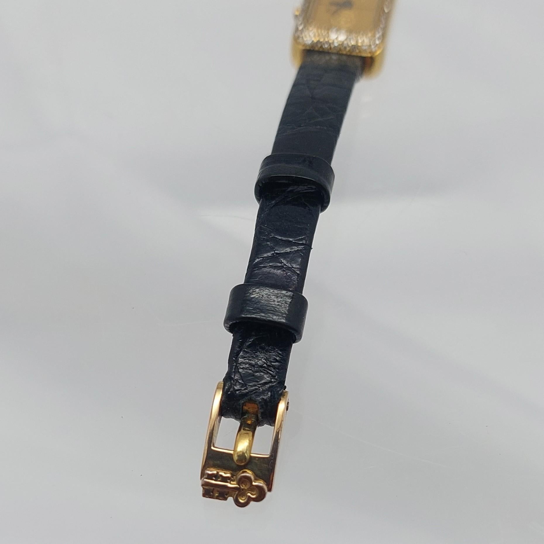 Corum Goldbarren & Diamant 18KT Uhr im Angebot 11