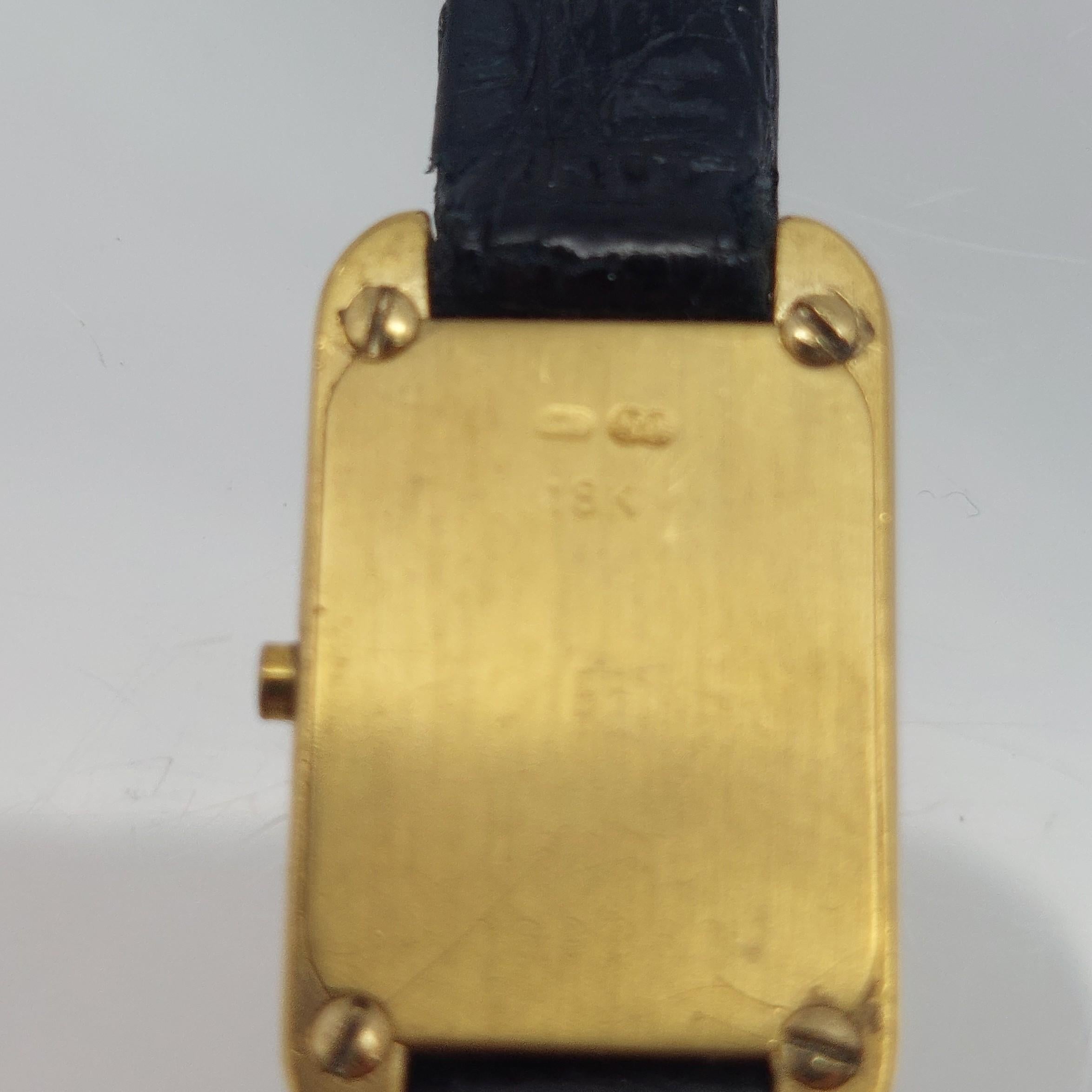 Corum Goldbarren & Diamant 18KT Uhr im Angebot 14