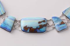 Boulder Opal Gold Necklace