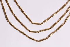 1970 Weingrill Three Strand Gold Chain