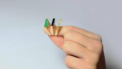 Three Onyx Chrysophrase Rock Crystal Geometrical Gold Rings