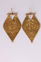 Antique Indian Gold Earrings