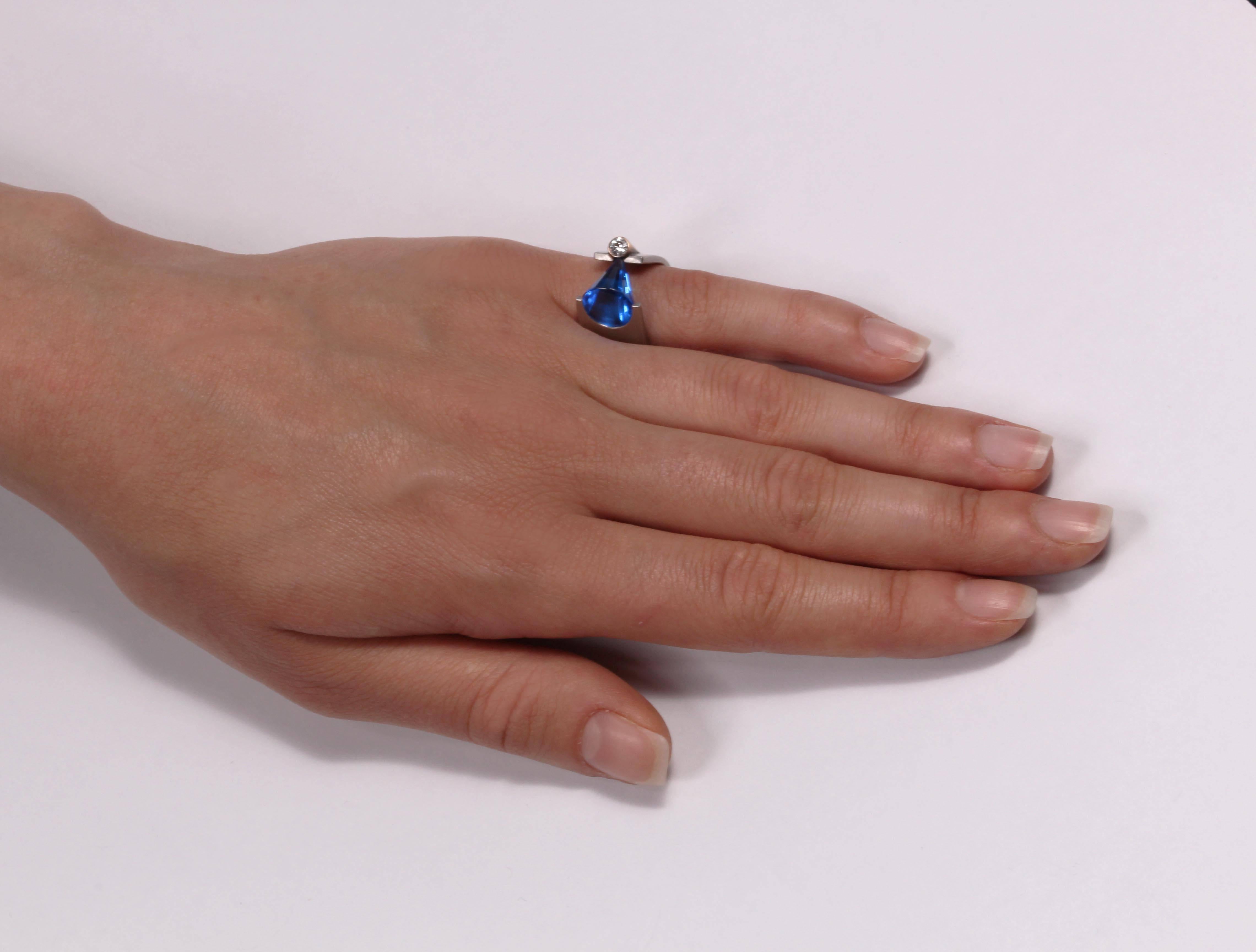 Women's Mucha Bunz Diamond Platinum Ring For Sale