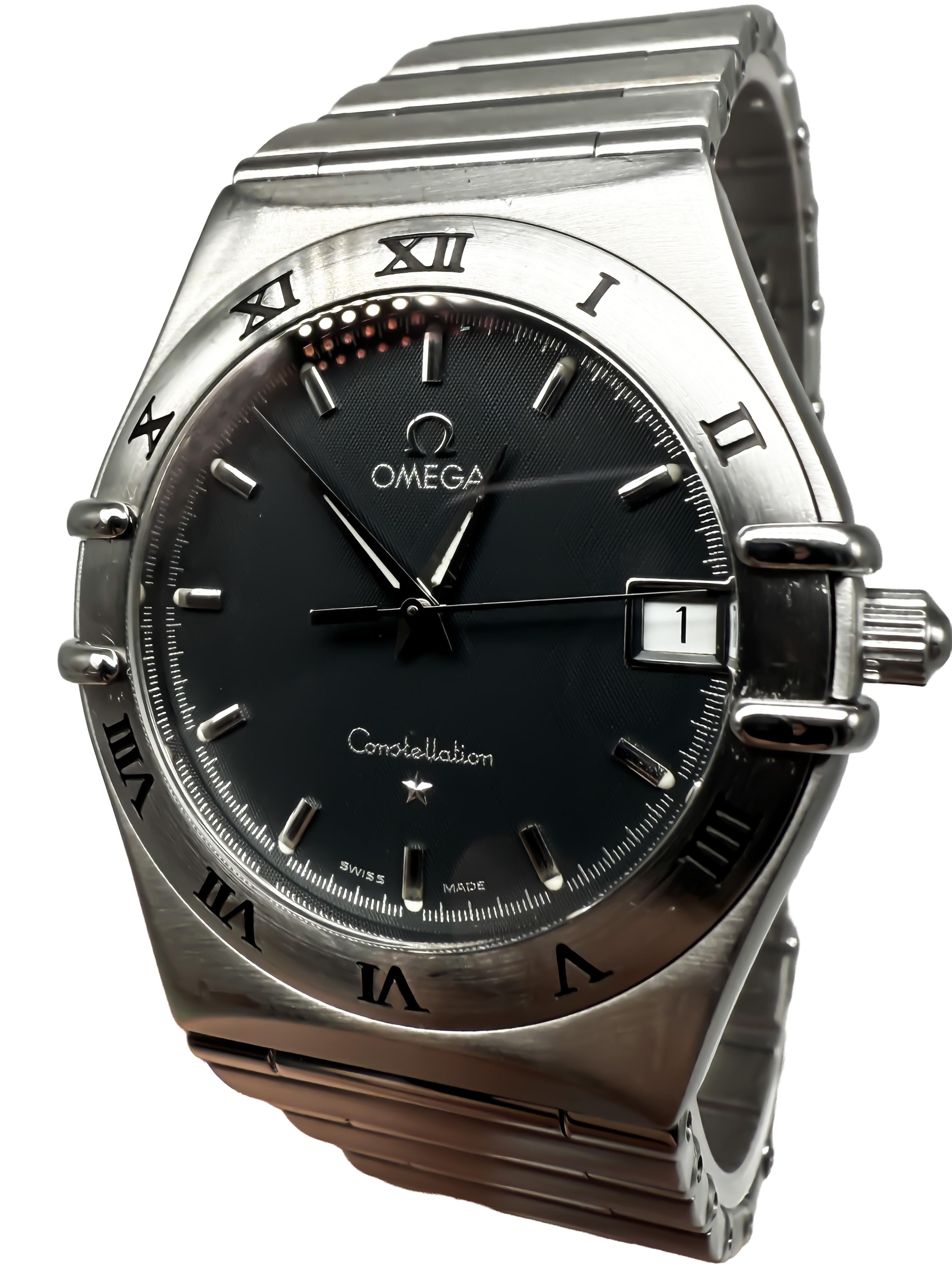 Omega Constellation Herren- / Unisex-Uhr - Referenz 1512.40 - Quarz

Diese elegante Omega Constellation im klassischen Design ist ein zuverlässiger Begleiter für den Alltag. Das hochwertige Edelstahlgehäuse und das passende Edelstahlarmband