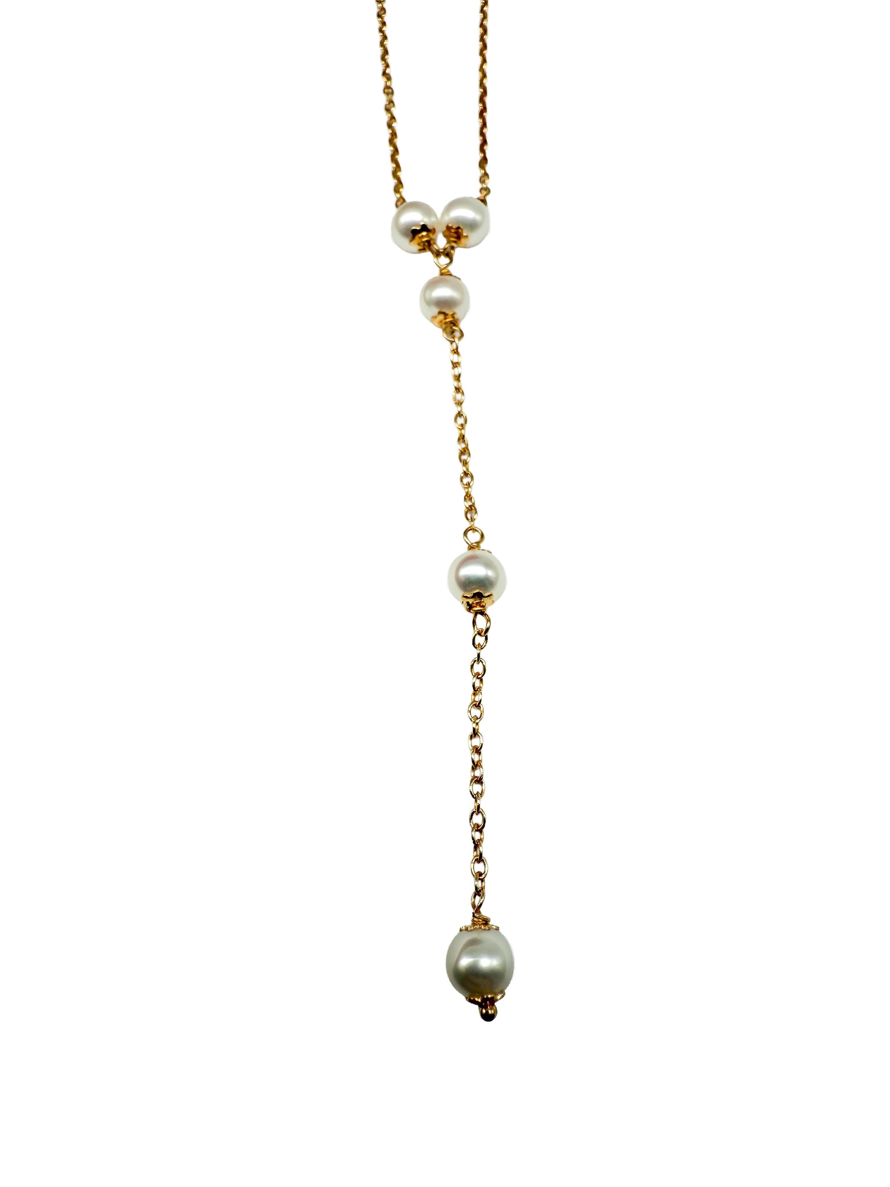 Collar de Oro con Perlas 18K en Bueno estado para la venta en Berlin, DE