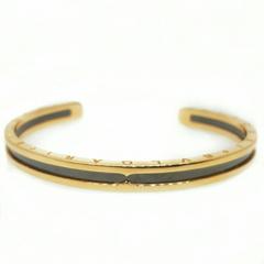 Bvlgari B.zero1 Steel Gold Cuff Bracelet