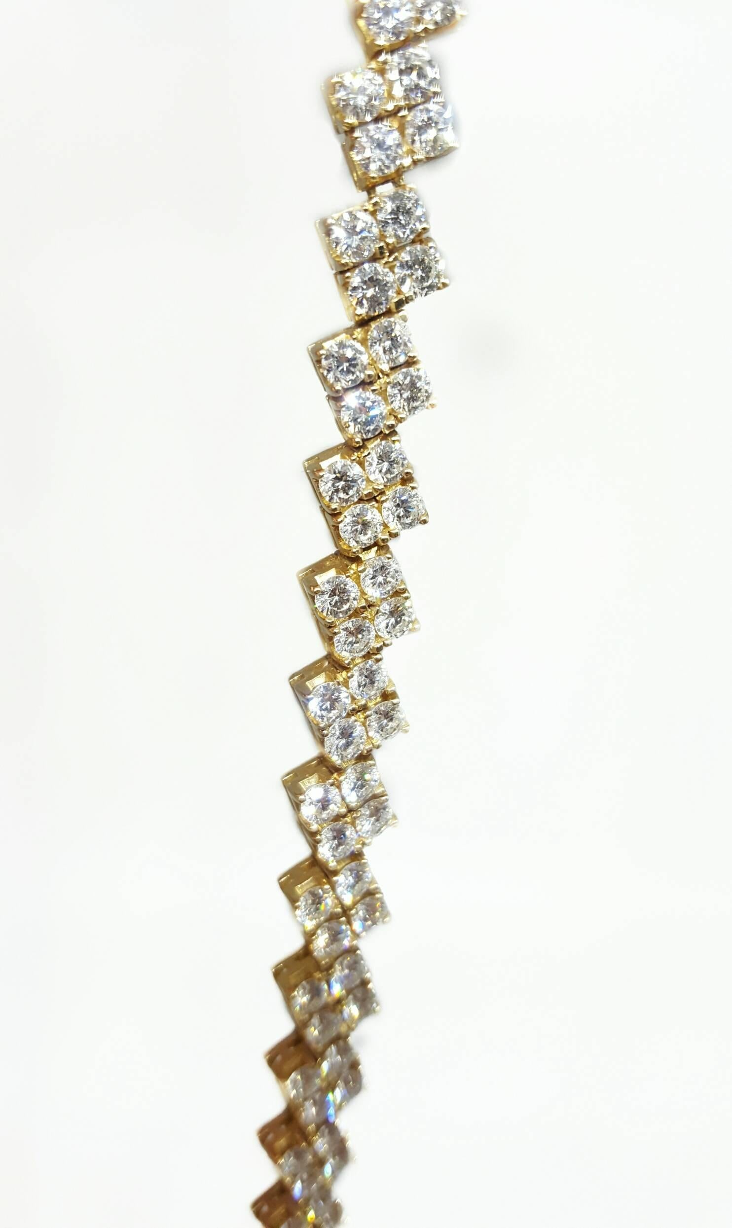 20 Carats Diamonds Gold Necklace 1