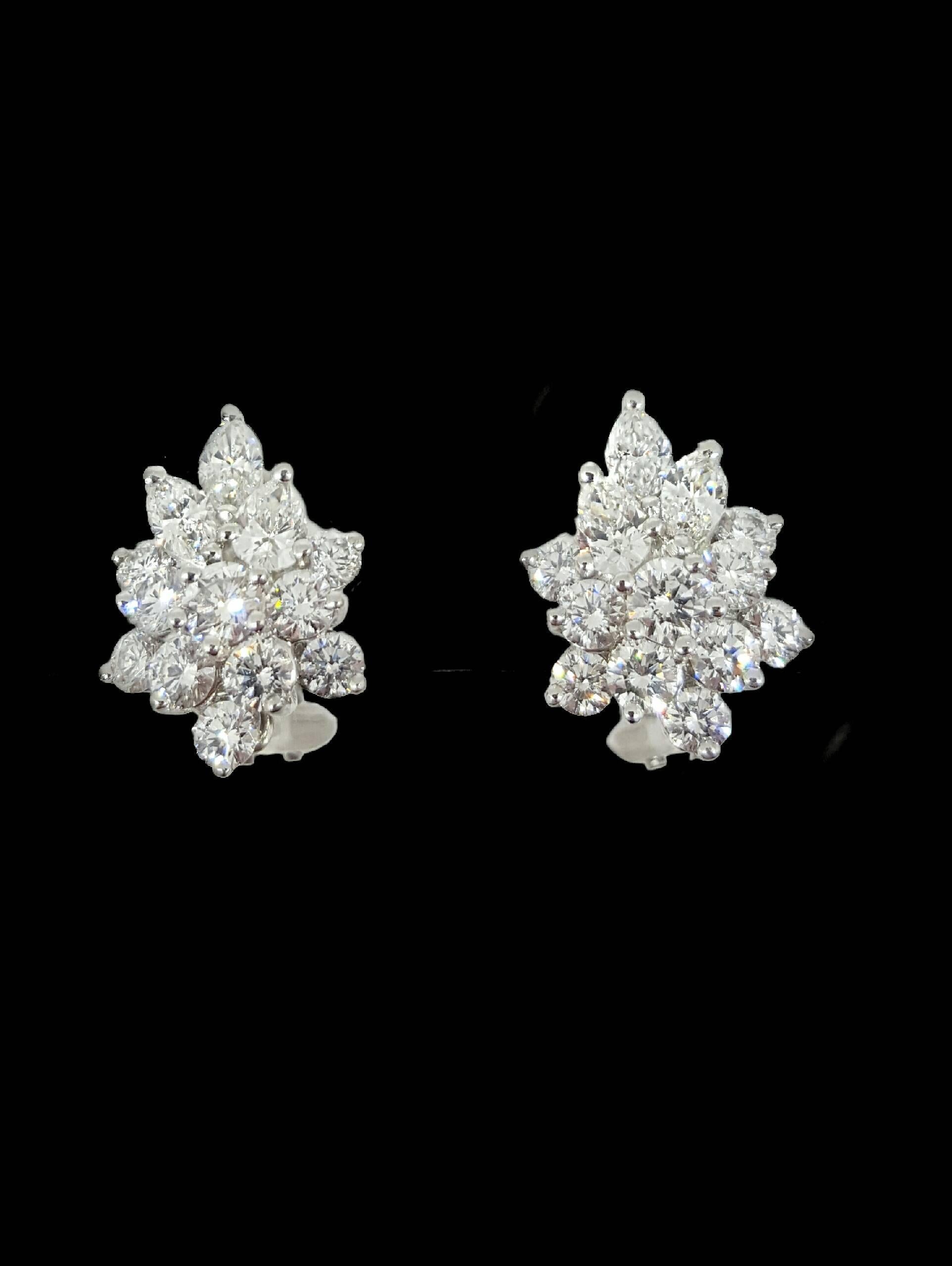 Women's Tiffany & Co. Diamond Platinum earrings 
