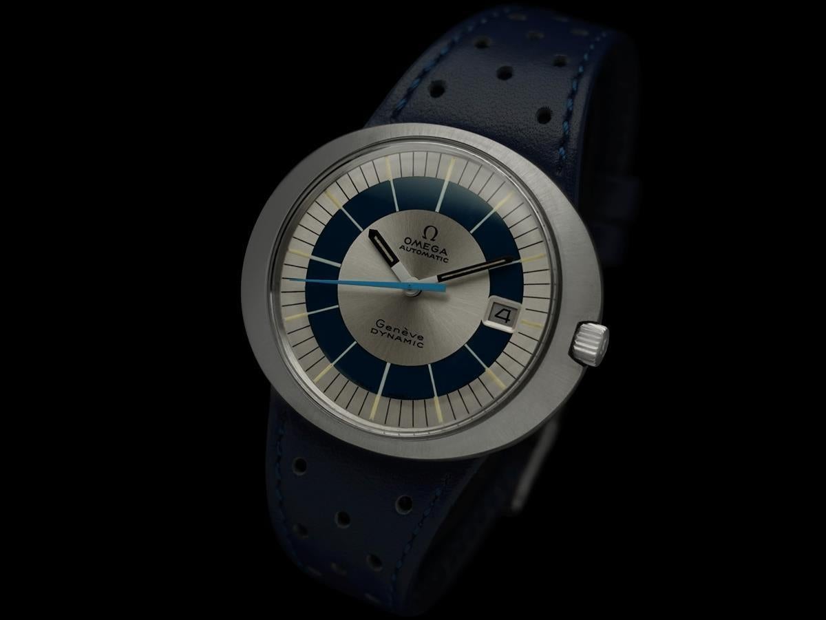 1968 OMEGA DYNAMIC Erste Generation Vintage Herren Kal. 565 SS Stahl Uhr im Angebot 1