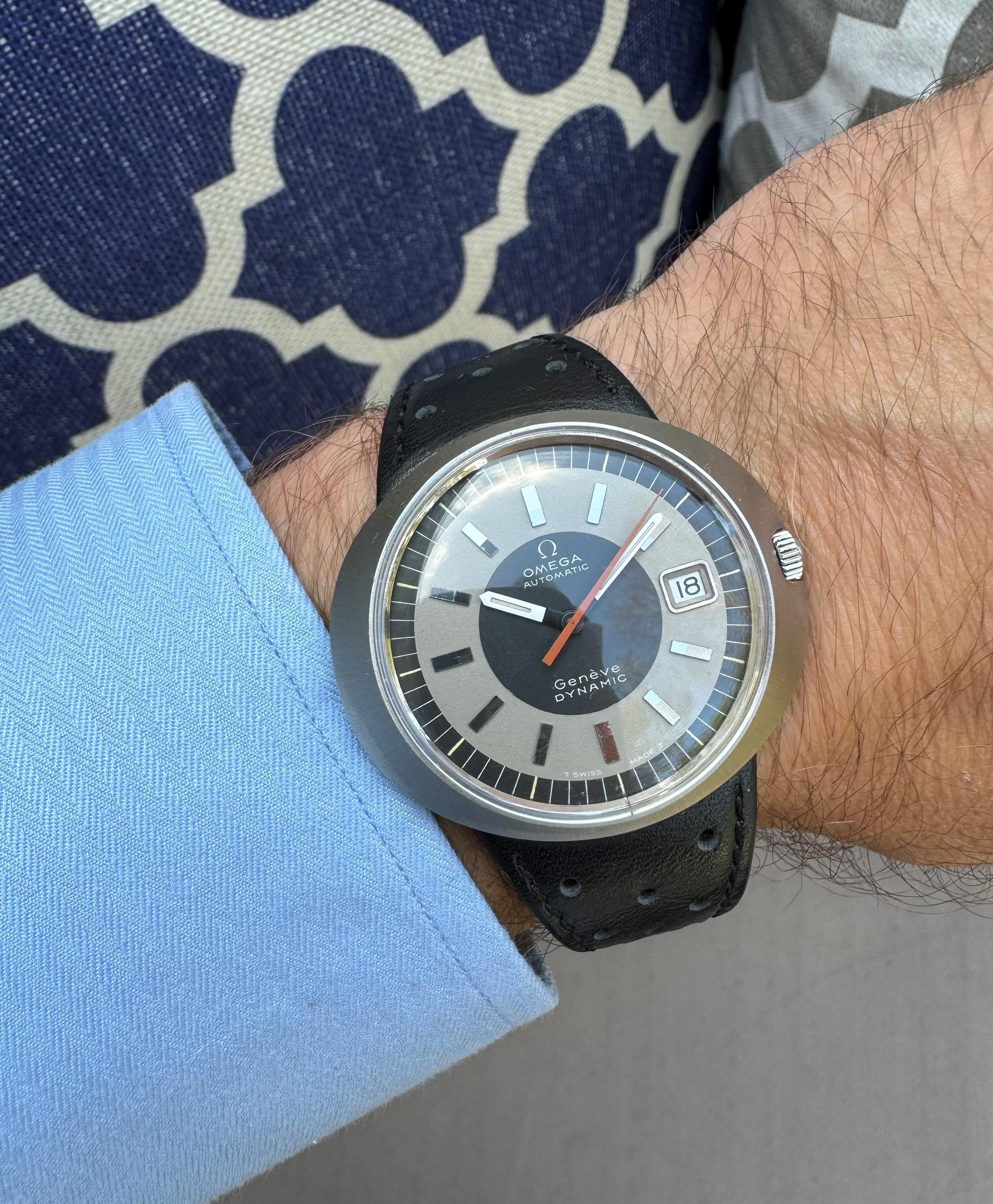 1968 OMEGA DYNAMIC Erste Generation Vintage Herren Kal. 565 SS Stahluhr - neuwertig im Angebot 5