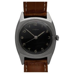 1939 Lemania Majetek Ref. 261 Czech Air Force Pilot's Large Watch - Stainless S