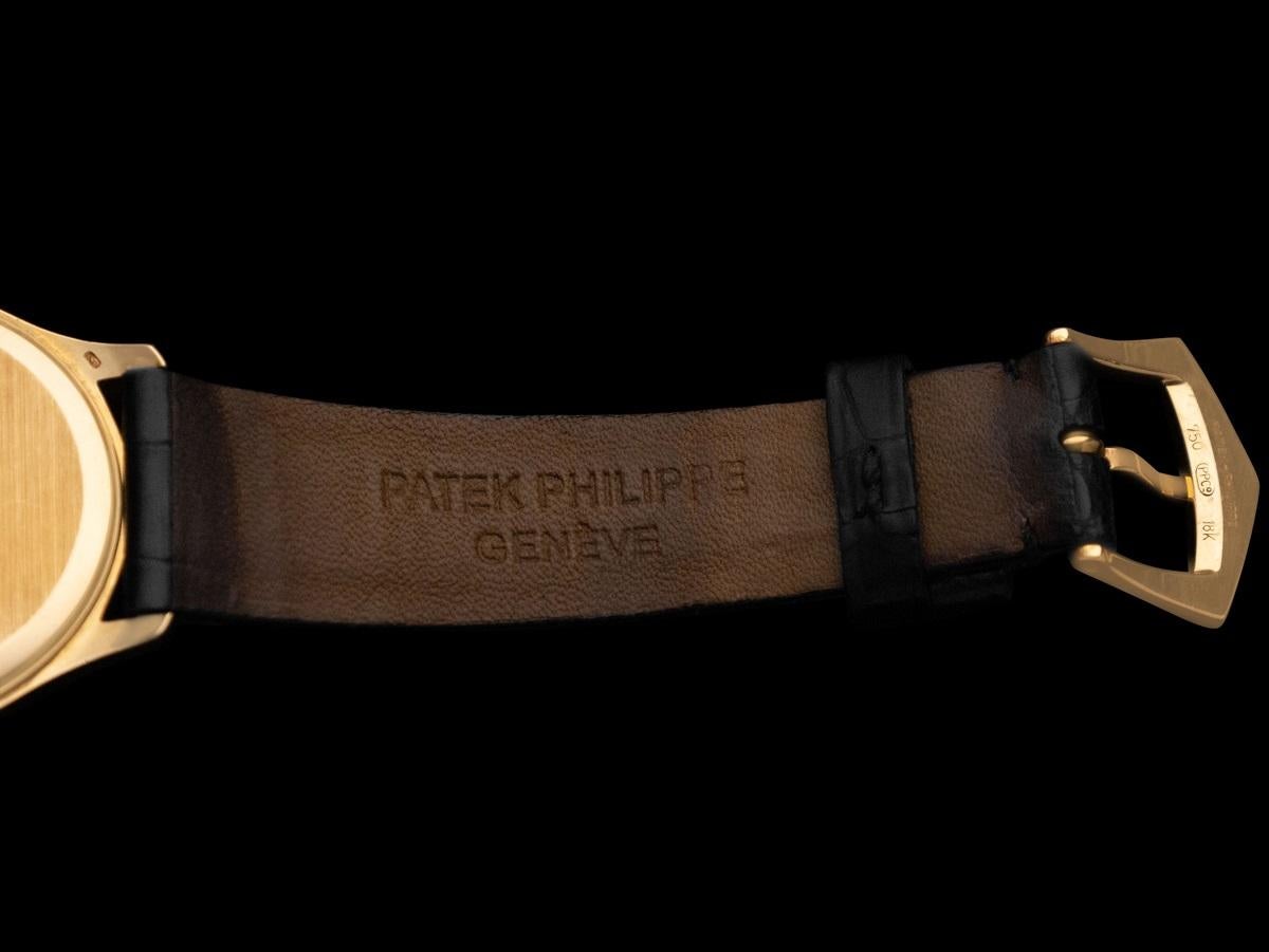 Patek Philippe Calatrava Ref. 3923 Herrenuhr 18K Gold im Angebot 7