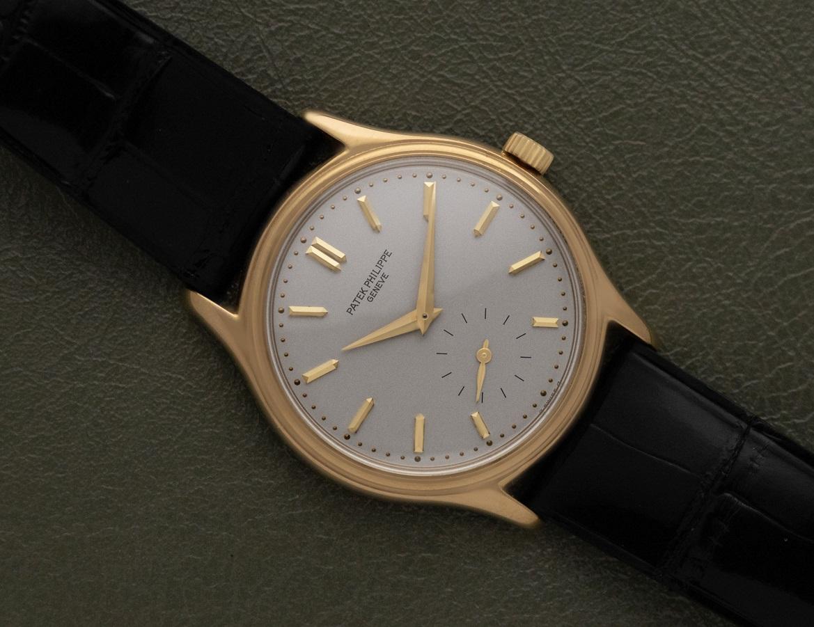 Patek Philippe Calatrava Ref. 3923 Herrenuhr 18K Gold im Angebot 9