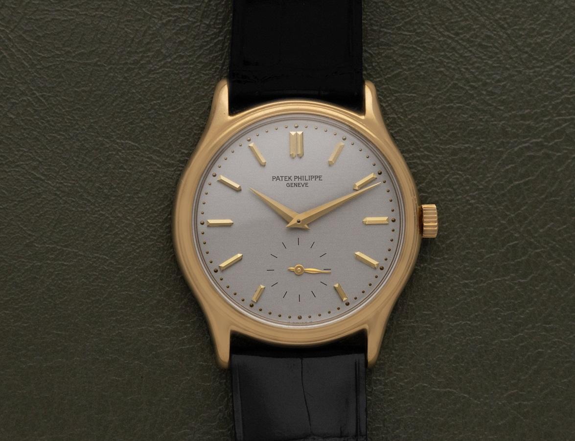 Patek Philippe Calatrava Ref. 3923 Herrenuhr 18K Gold im Angebot 10