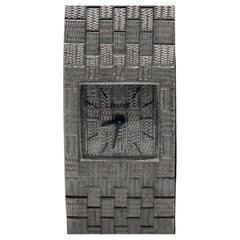1970's Piaget Ladies Vintage Backwind Bracelet Watch - 18K White Gold