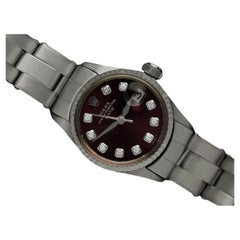 1968 Rolex Vintage Damen Datum Datejust Uhr - Edelstahl, 18K Weißgold